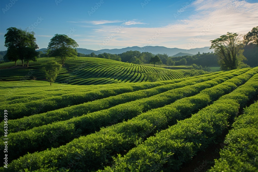 Green expanse Choui Fong tea plantation, a Chiang Rai marvel