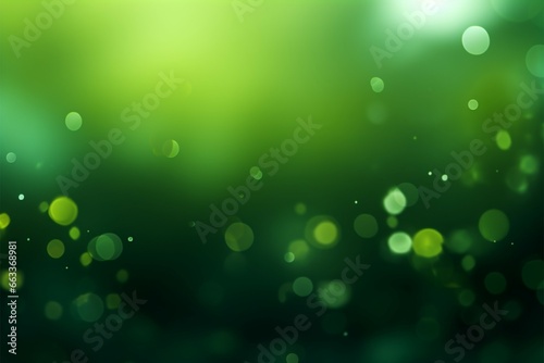 Green hue forms a calming blur background with delicate bokeh