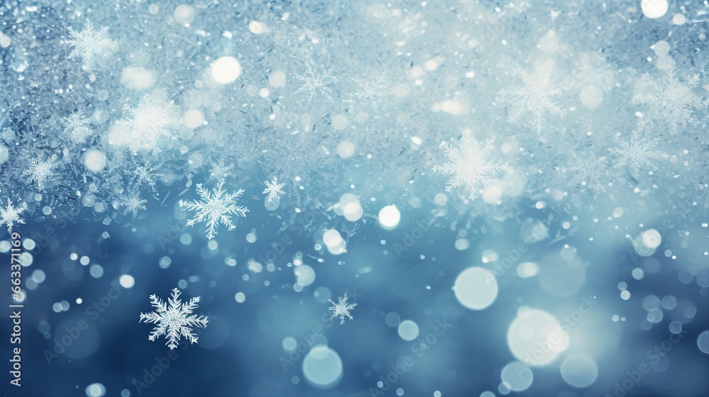 Glittering Snowflakes Abstract Background - Winter Sparkle and Christmas Decor Glittering Snowflakes Abstract Background - Winter Sparkle and Christmas Decor