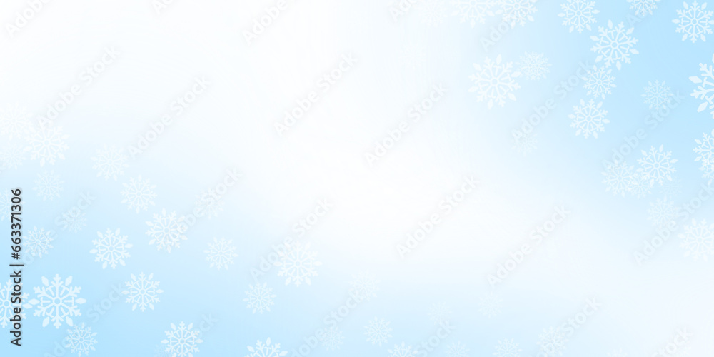 blue abstract background with snowflake