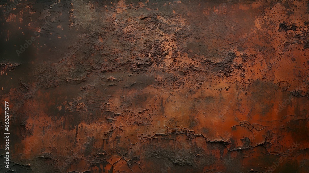 Rusty old metallic iron texture background steampunk wallpaper - obrazy, fototapety, plakaty 