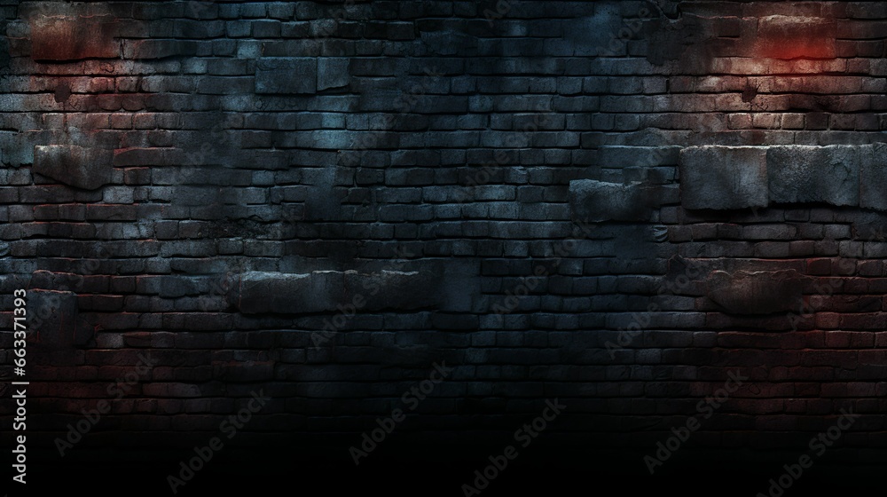 Obraz premium Dark stone brick wall texture wallpaper background