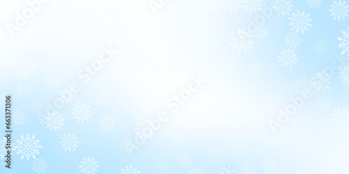 blue abstract background with snowflake