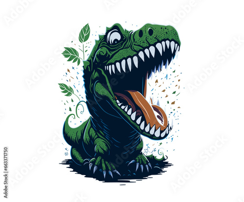 Cute Dinosaur Vector ilustration