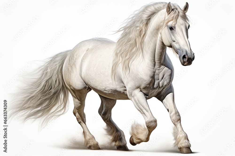 horse isolated on white background horse isolated on white background