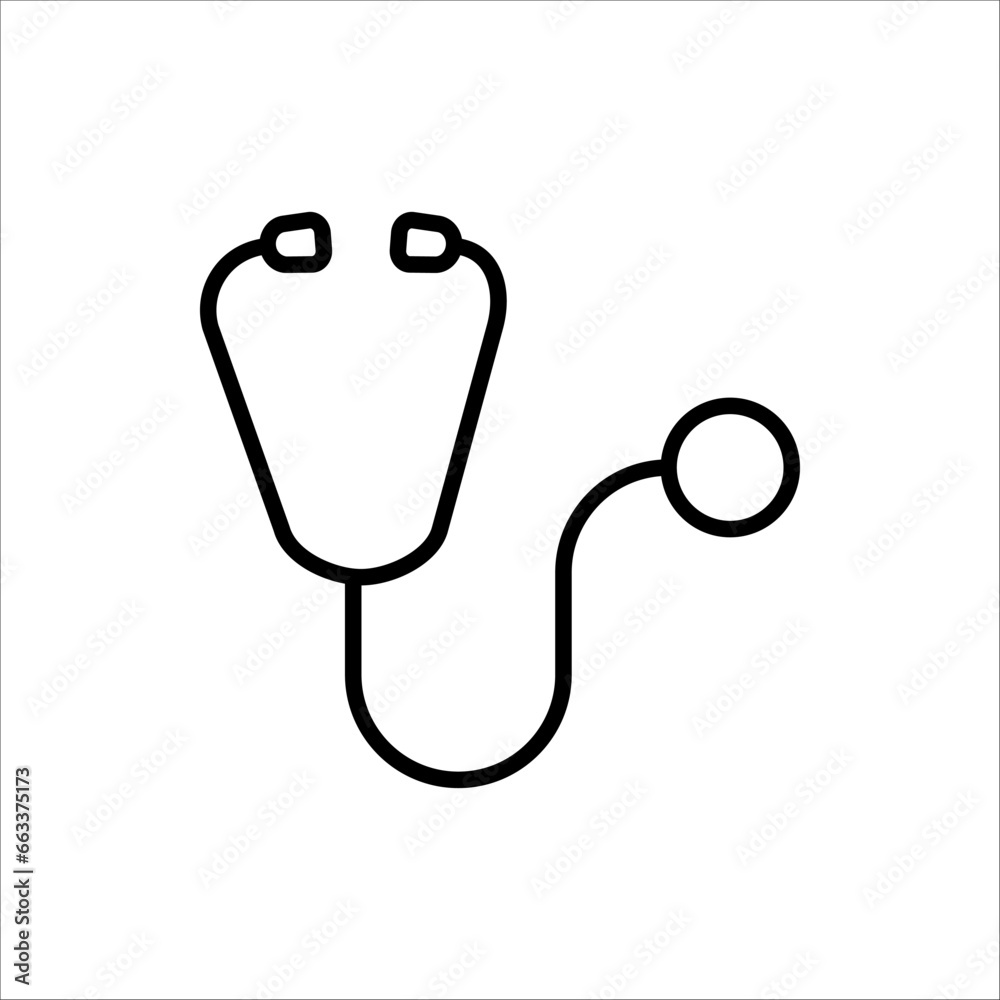 Stethoscope icon symbol for your web site design Stethoscope icon logo, app, UI. isolated on white background Stethoscope icon symbol for your web site design Stethoscope icon logo, app, UI. isolated on white background