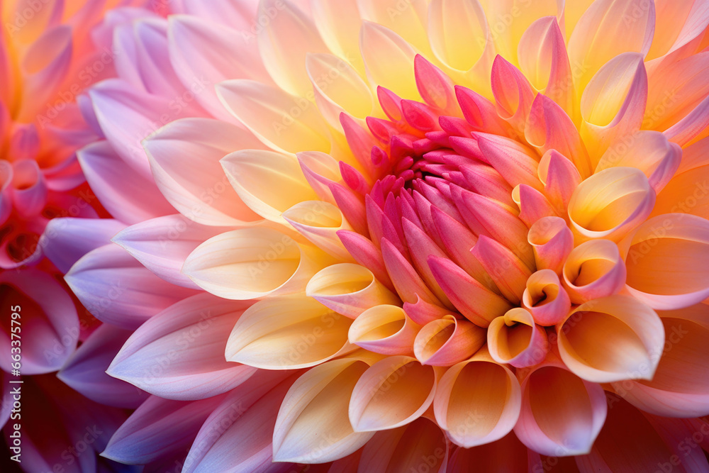 Vibrant Dahlia Close-Up Vibrant Dahlia Close-Up