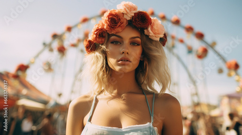 Youthful Rhythms: Coachella's Fashion Forward Scene, Generative AI