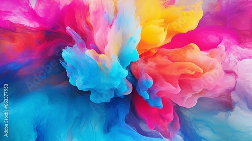 Detailed Colorful Abstract Colorimetry Background 