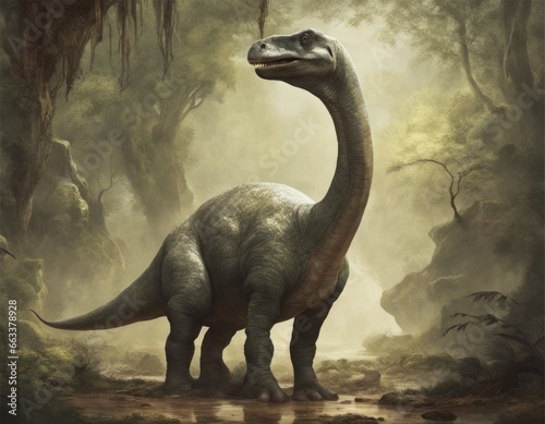 Brontosaurus dinosaur