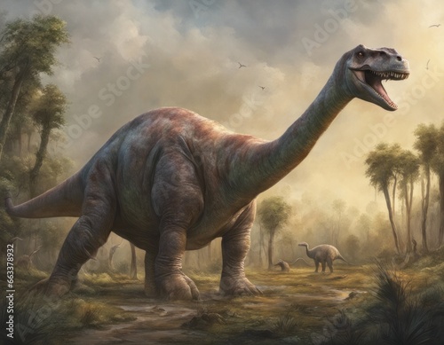 Brontosaurus dinosaur