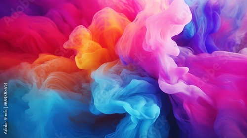 Detailed Colorful Abstract Colorimetry Background 