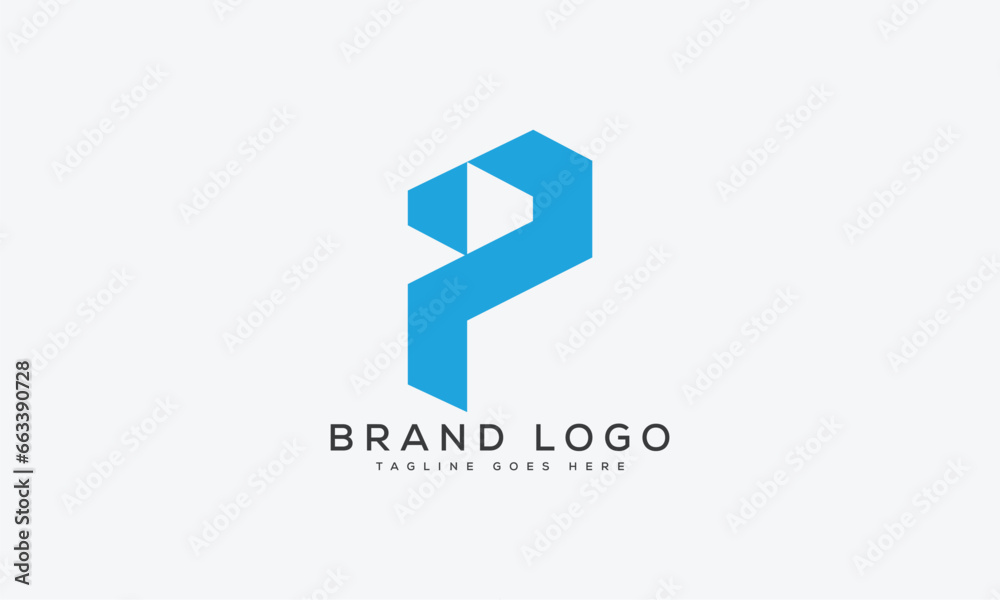 letter P logo design vector template design for brand. letter P logo design vector template design for brand.