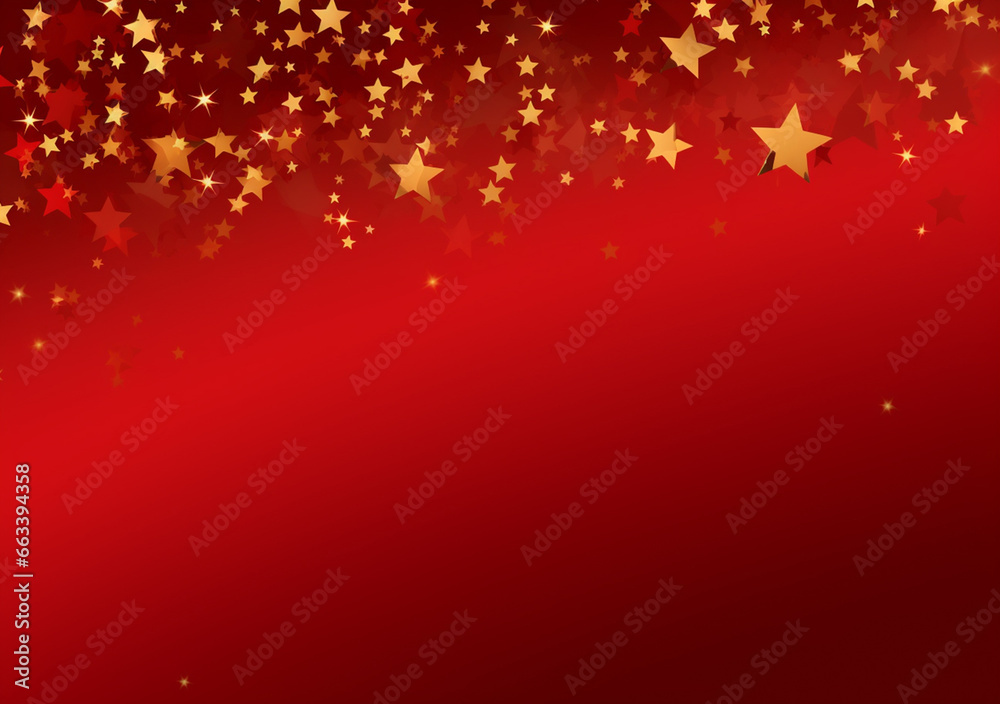 An abstract and symbolic backdrop featuring numerous golden stars against a red canvas, representing China, the nation of Asia. Generative AI.. An abstract and symbolic backdrop featuring numerous golden stars against a red canvas, representing China, the nation of Asia. Generative AI..
