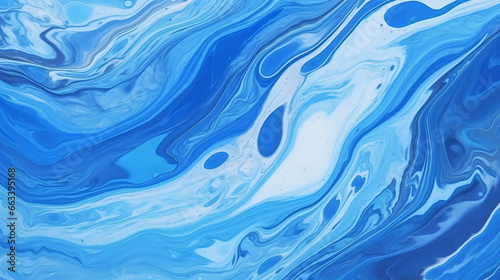 marbled blue abstract background liquid marble pattern