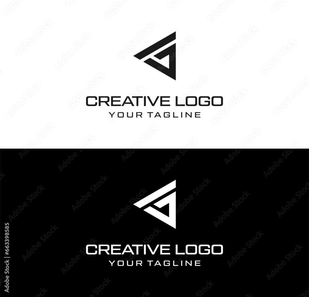 creative letter logo h desain vektor