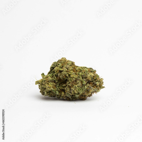 Close Up of Medicinal Marijuana, Product Shot, Blue Ice