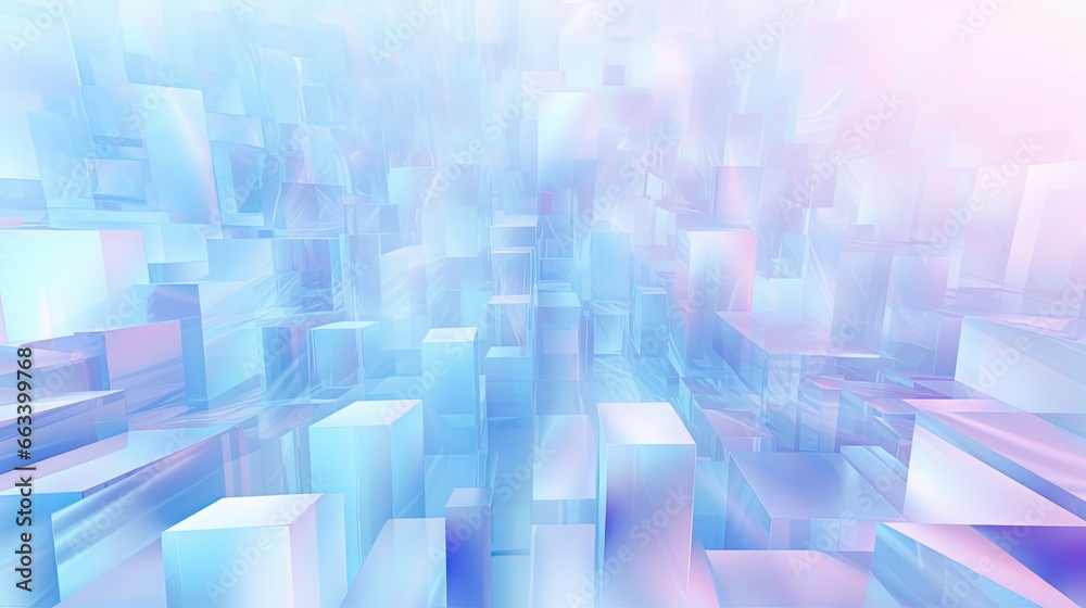 a blue and pink abstract background with squares and rectangles. generative ai a blue and pink abstract background with squares and rectangles. generative ai