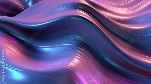  an abstract background with a wavy design in blue  pink  and purple.  generative ai