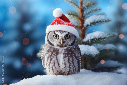 Christmas owl in the wild © Venka