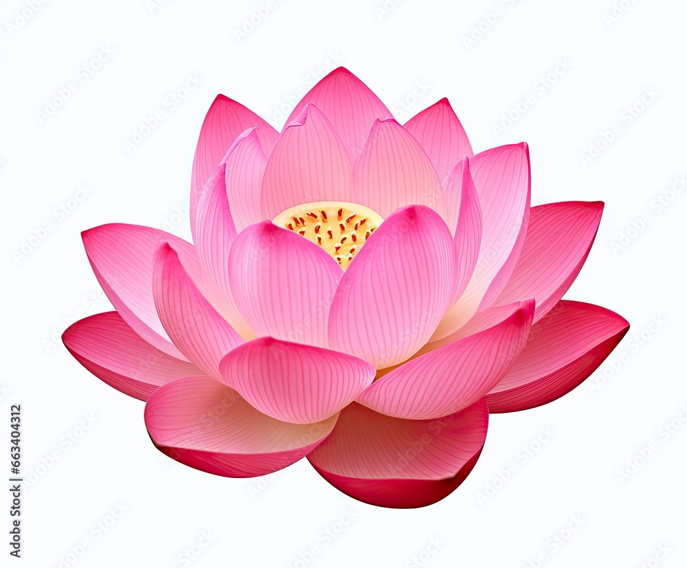 Lotus flower on white background. Lotus flower on white background.