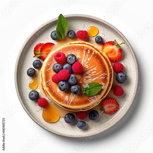 Pancake z owocami