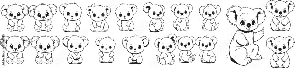 Koala set Australia Koala svg, animal lover clip art, Australian Svg for clothes, tattoo, Cutfile png Pdf jpg Koala set Australia Koala svg, animal lover clip art, Australian Svg for clothes, tattoo, Cutfile png Pdf jpg