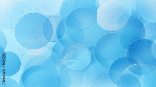  a blue background with circles of different sizes and sizes of bubbles. generative ai