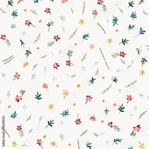 New Creative seamless floral pattern  seamless pattern with flowers