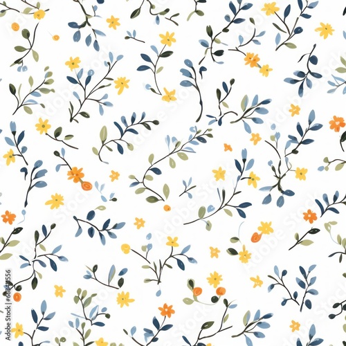 New Creative seamless floral pattern, seamless pattern with flowers © Amazinart
