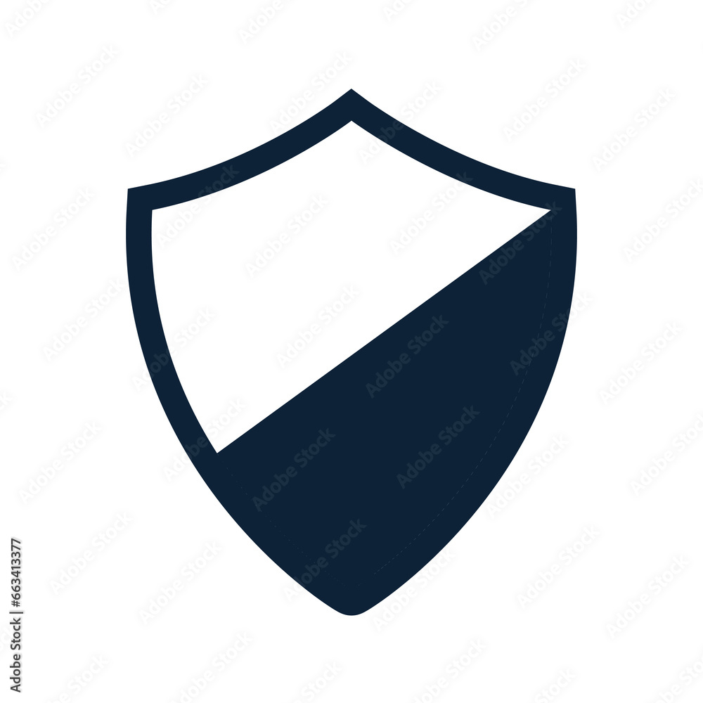 Shield shape icon vector template Shield shape icon vector template