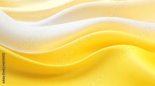 a yellow and white wavy background with a soft wave pattern. generative ai
