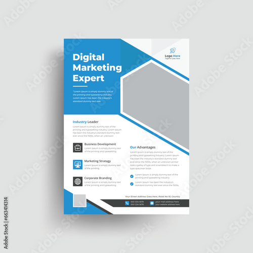 Business Marketing corporate Flyer design, brochure, annual report, proposal, leaflet, company profile, digital marketing layout, booklet, company profile design