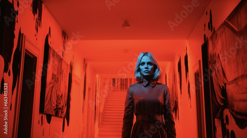 Horror scene from the 70's