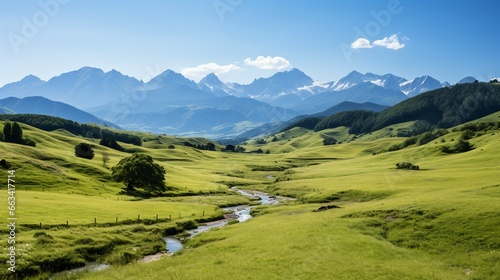 landscape in the mountains