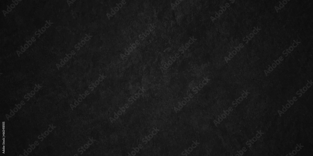 Black texture chalk board and black board background. stone concrete texture grunge backdrop background anthracite panorama. Panorama dark grey black slate background or texture. - obrazy, fototapety, plakaty 