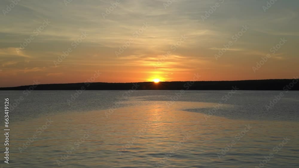 beautiful sunset over the great Darwin Bay, a volcanic caldera, at Genovesa island at the archipelago of the Galapagos islands in the pacific ocean. beautiful sunset over the great Darwin Bay, a volcanic caldera, at Genovesa island at the archipelago of the Galapagos islands in the pacific ocean.