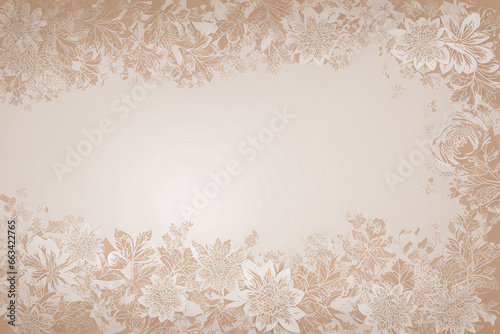 Vintage floral background with place for your text with copy space.