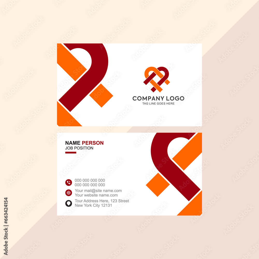 Business card design Own void grab executive id bulletin visiting ...