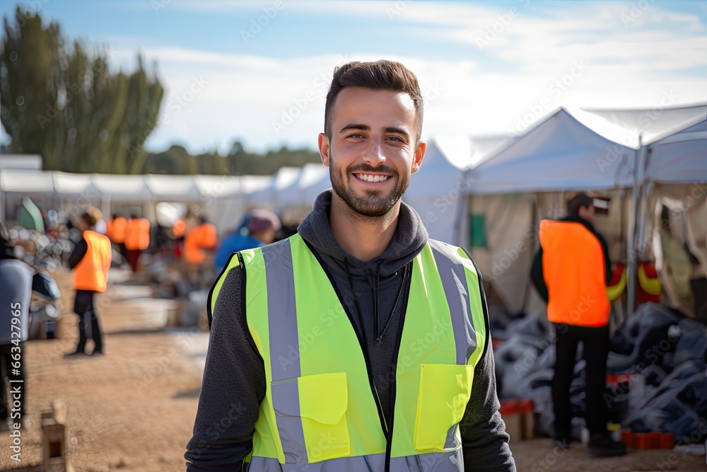 Volunteer at refugee camp Volunteer at refugee camp