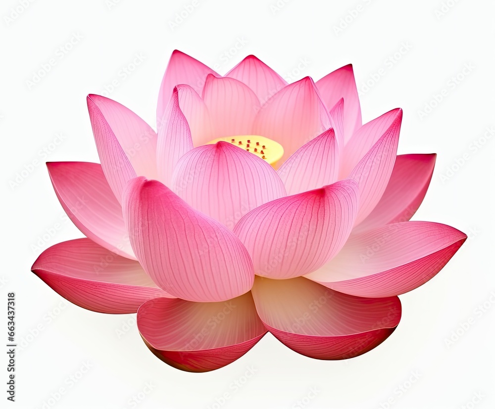 Lotus flower on white background. Lotus flower on white background.