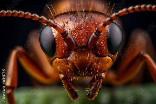 Close-up picture of ants.  © Gun