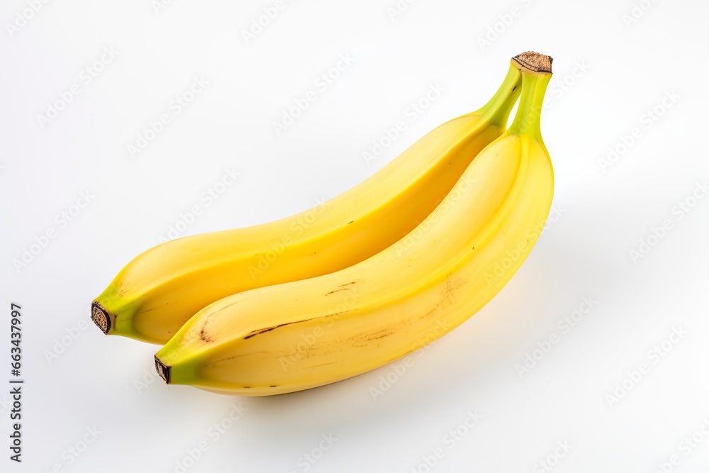Bananas are isolated on a white background. Bananas are isolated on a white background.
