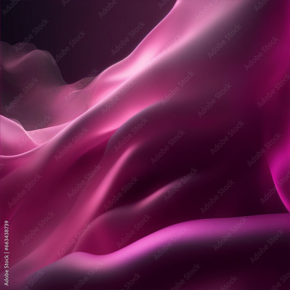 pink silk background - Pink satin fabric - silk background - Generative AI