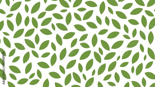 green leaves pattern