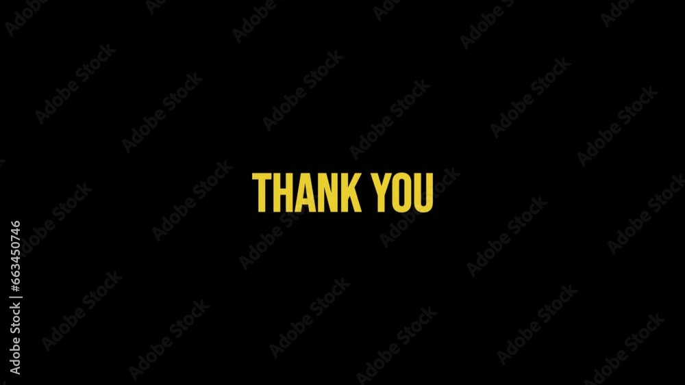 thank you animation for video outro background animation thank you animation for video outro background animation