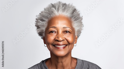 Portrait of a senior African American woman. © Krtola 