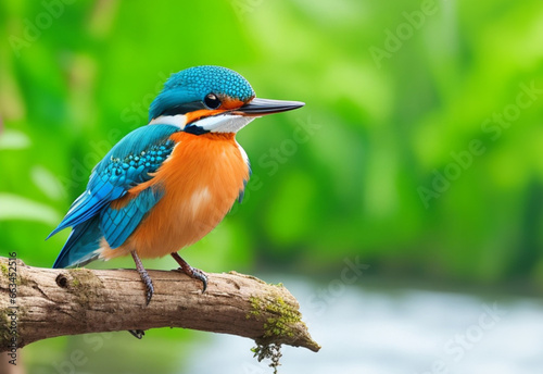 Beautiful bird in nature Common Kingfisher (Alcedo atthis) 