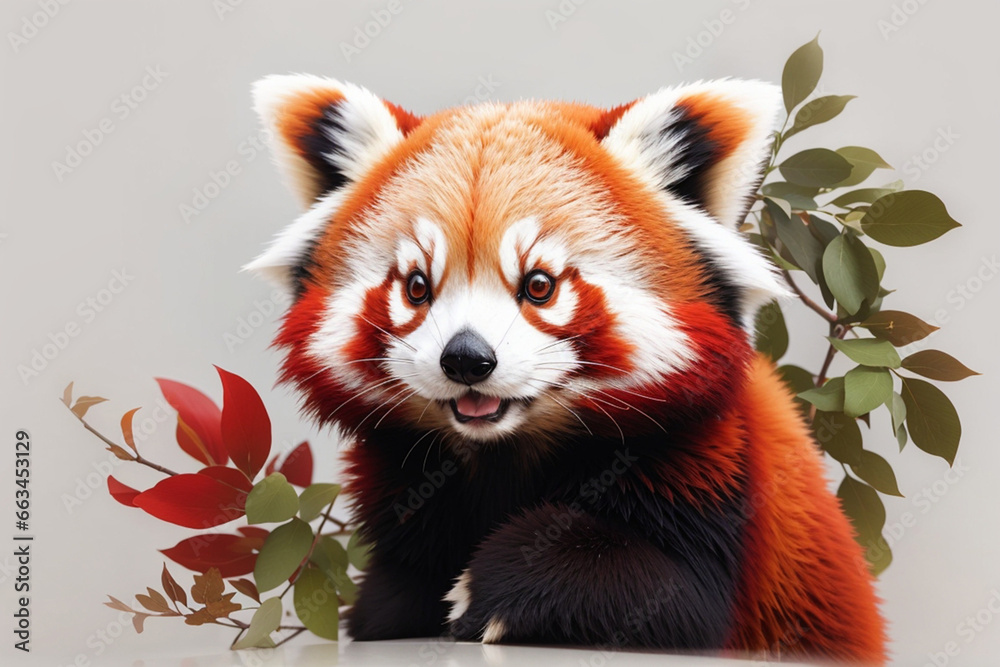 A very cute color combination panda cub that is rarely seen