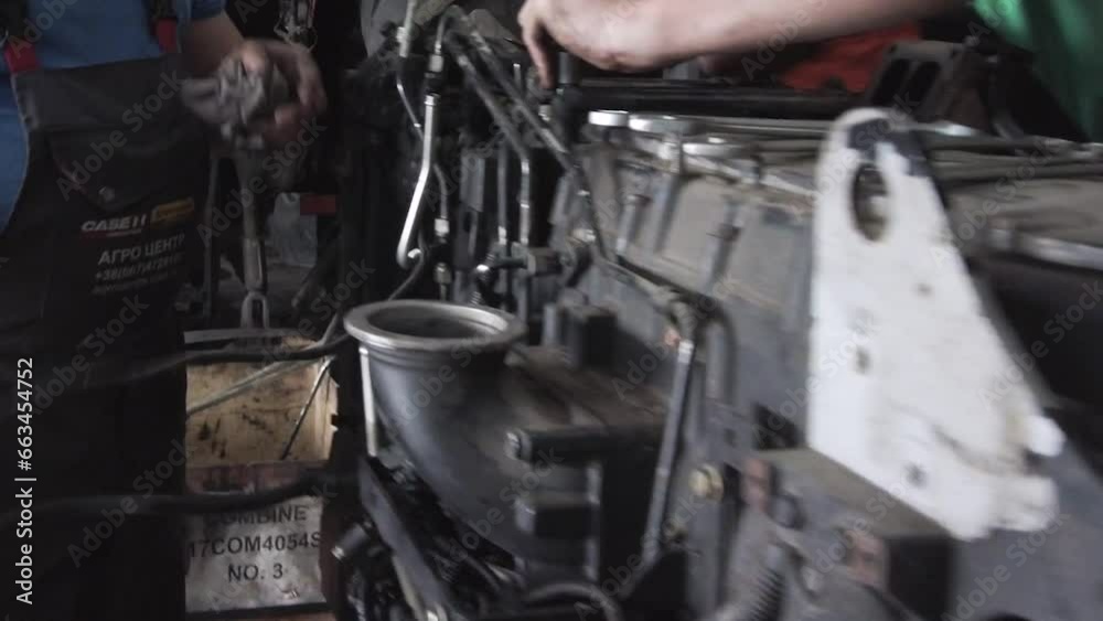 Diesel Engine Overhaul and Rebuild. Repair of the tractor engine Diesel Engine Overhaul and Rebuild. Repair of the tractor engine